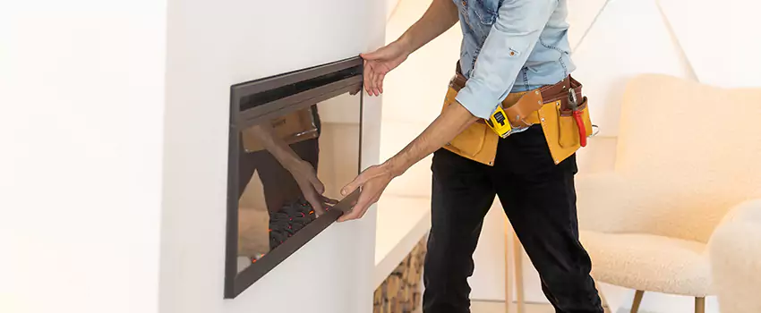 Metal Fireplace Installation in Tarpon Springs, Florida