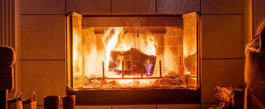 Mendota Hearth Landscape Fireplace Installation in Tarpon Springs, Florida