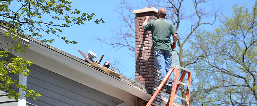 Vinyl and PVC Chimney Flashing Installation in Tarpon Springs, FL