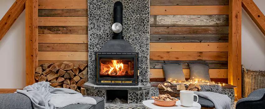 Thelin Hearth Products Direct Vent Gas Stove Fireplace Inspection in Tarpon Springs, Florida